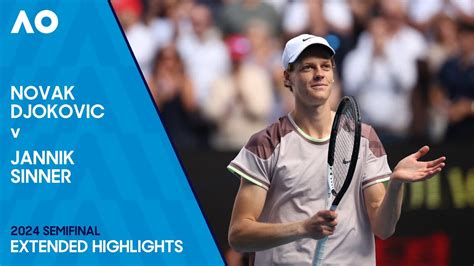 Novak Djokovic v Jannik Sinner Extended Highlights .